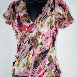 James Coviello Silk Blouse